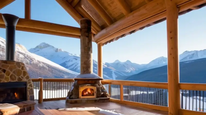 Un paisaje montañoso nevado con esquiadores felices