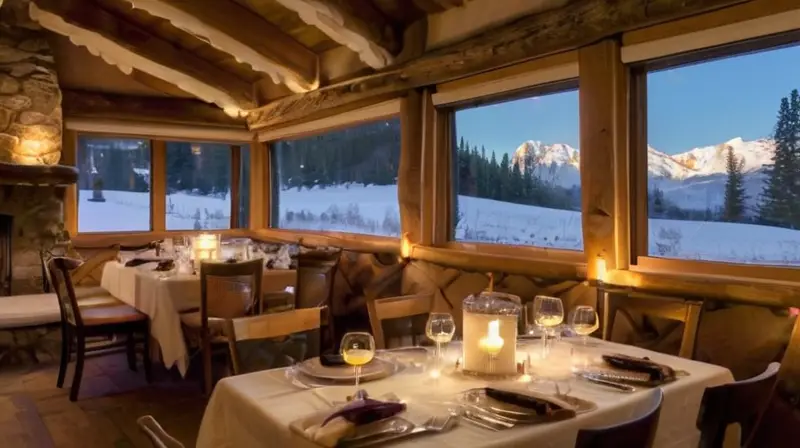 Chalet acogedor con luz cálida