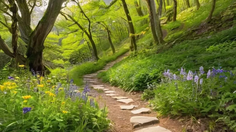 Un paisaje natural vibrante y sereno