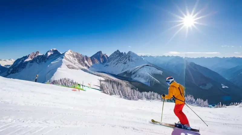 Un paisaje invernal de montañas cubiertas de nieve