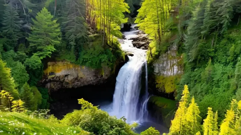 Un paisaje natural impresionante con valles verdes, cascadas, ríos claros y montañas nevadas que invita a la aventura