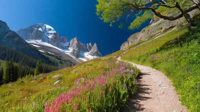 Un paisaje natural impresionante con valles verdes