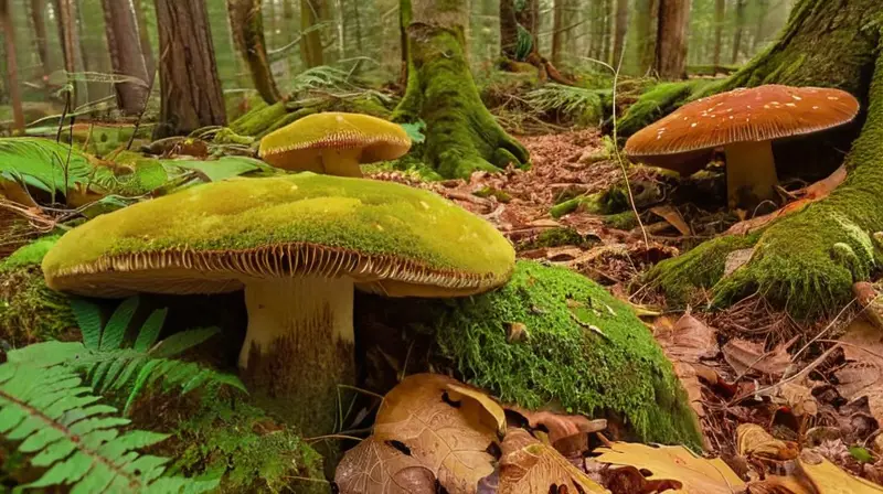 Un bosque verde y vibrante